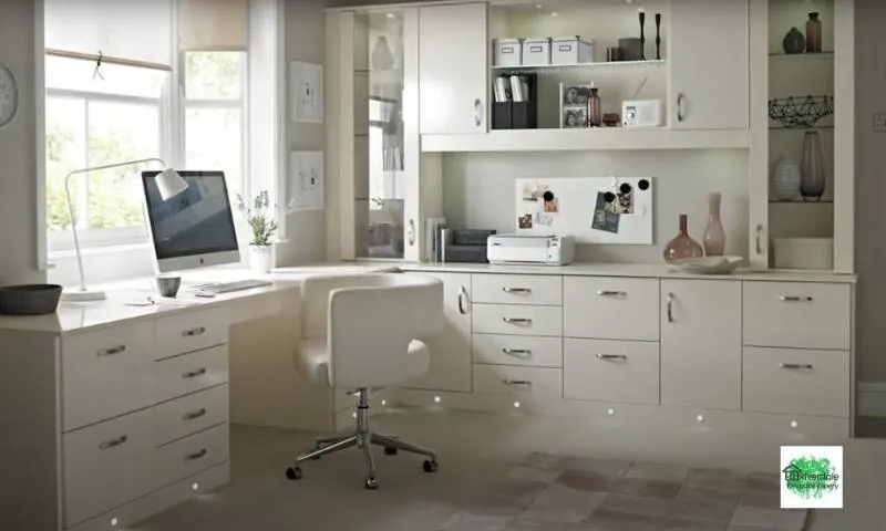 Fitted furniture home office and desk