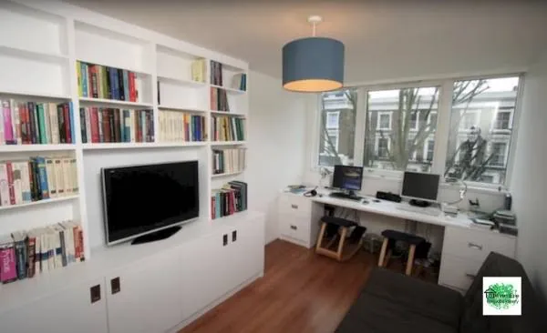 fitted office furniture desk stoargae and study