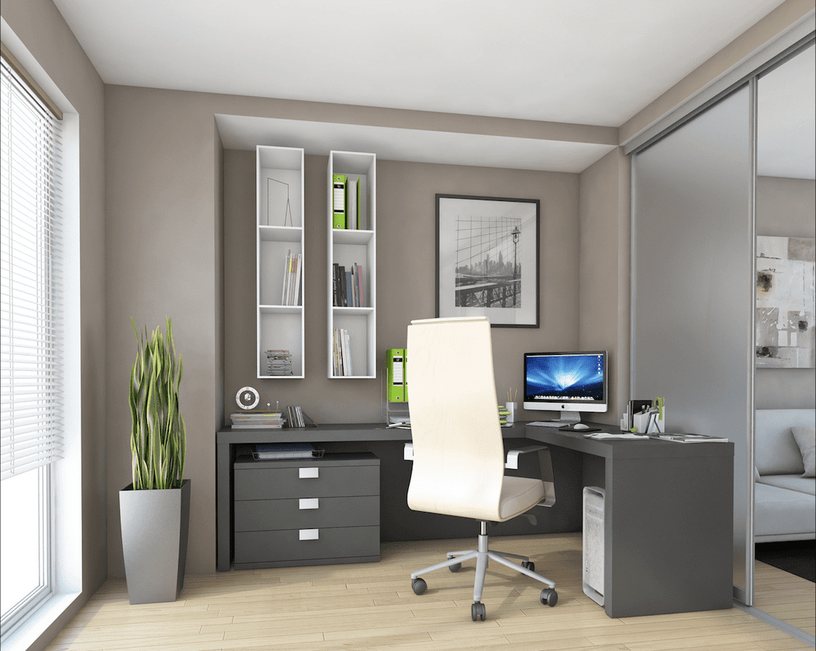 Sheffield joiner bespoke home office interior workspace