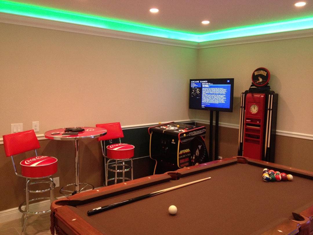 bespoke garage conversion games room